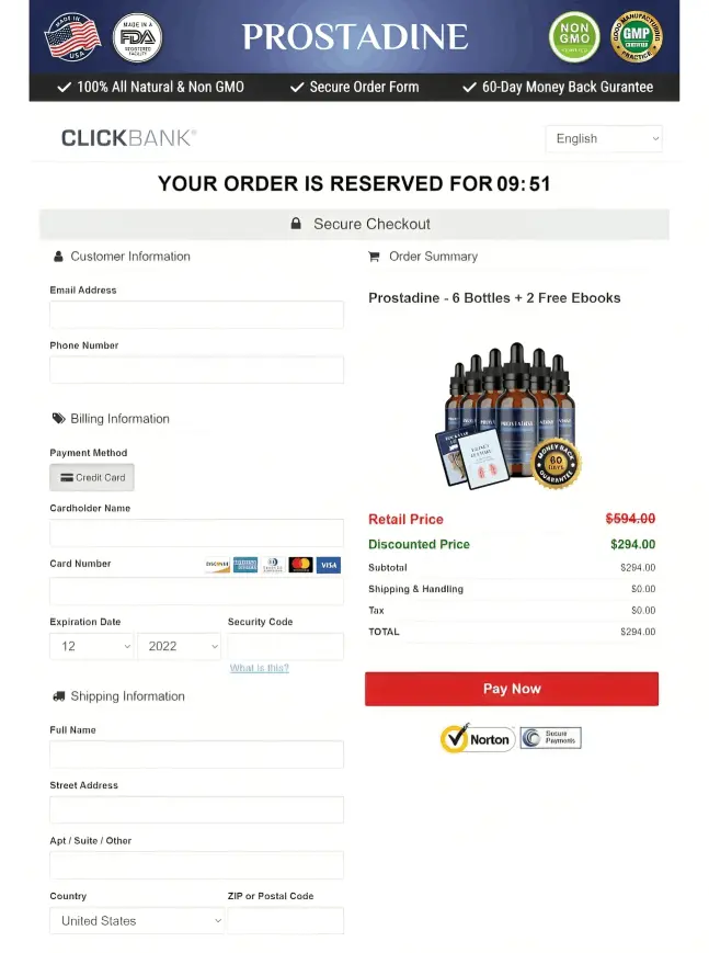 prostadine buy page
